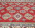 9x12 Red Kuba Afghan Hand Knotted Wool Area Rug